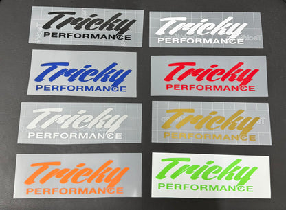 Tricky Performance Sticker - small 7"x2"
